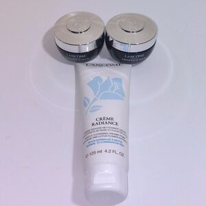 Lancome Creme Radiance Cleanser & 2 Advanced Genifique Eye Cream Bundle New